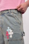 Джинсовые шорты Chrome Hearts