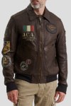 Кожаная куртка Aeronautica Militare