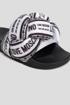 Шлепанцы без каблука Moschino